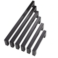 Vedin, Metallinen, Ruostumaton ter&auml;s. "Pure Light Black" 96, 128, 160, 192, 224 ja 256mm