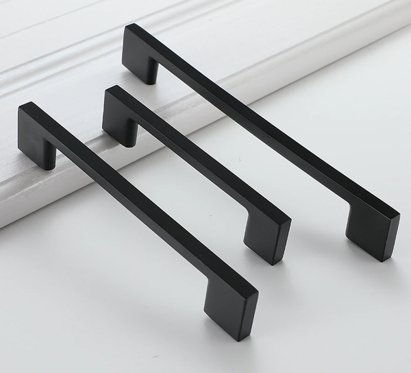 H&aring;ndtak, Metallic, Svart "Bergenfield" 96, 128, 160mm
