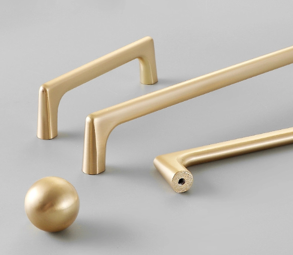 H&aring;ndtak, Metallic, Gull/Messing, Satin "Langham" knott, 96...320mm