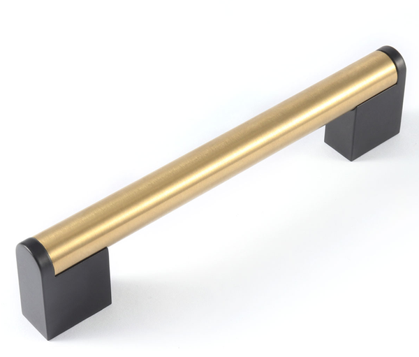 H&aring;ndtak, Metallic, Svart/Gull "Ornate", knott, 96, 128, 160mm