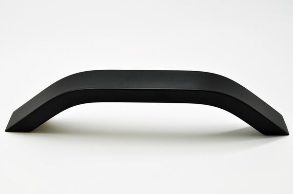 H&aring;ndtak, metallisk aluminium, svart "Cento", 96mm, 128mm, 160mm og 192mm